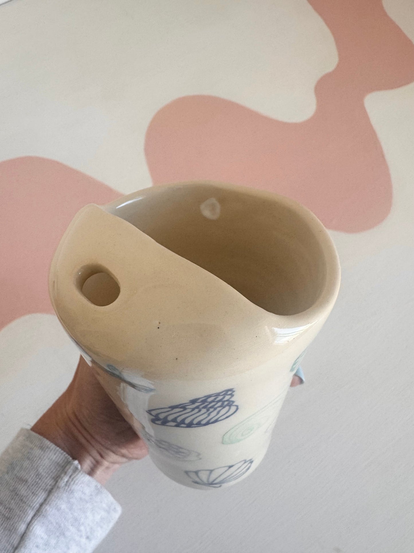 Discounted Blue Seashell To-Go Cup *Please read description!