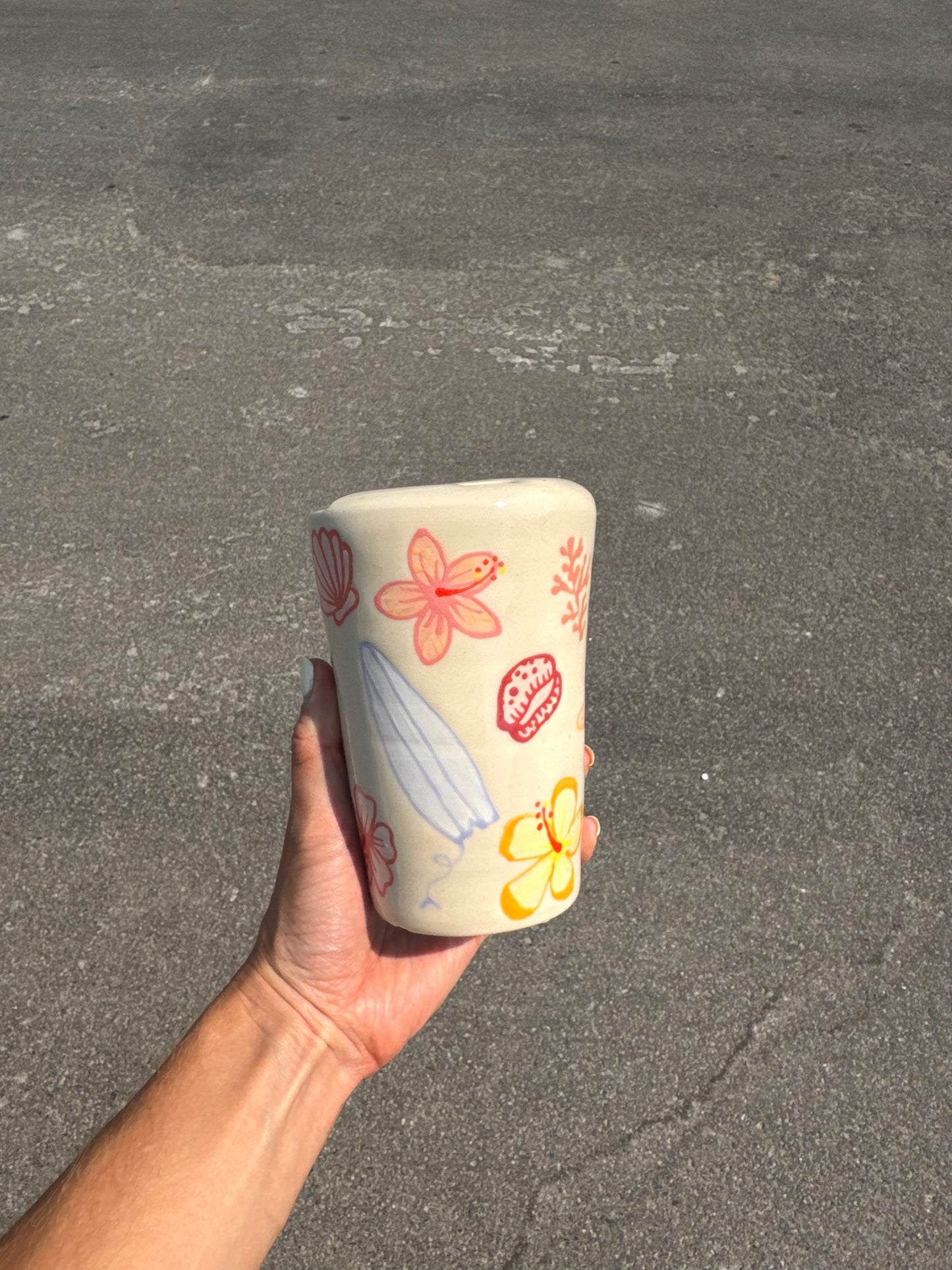 Summer Hibsicus To-Go Cup