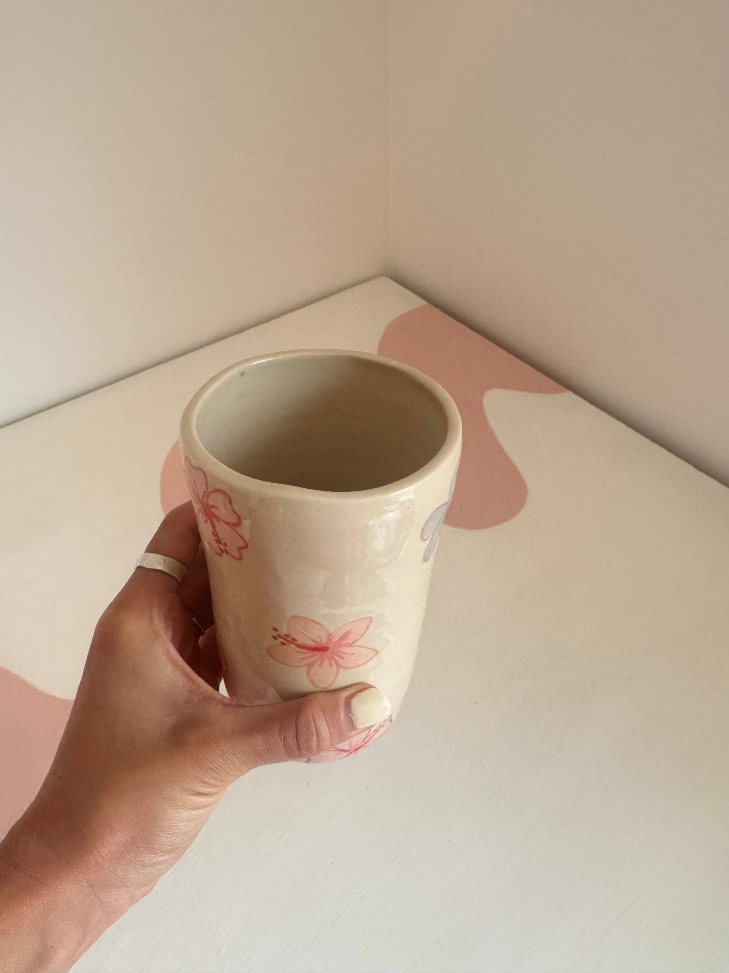 Classic Hibiscus Cup (No lid!)