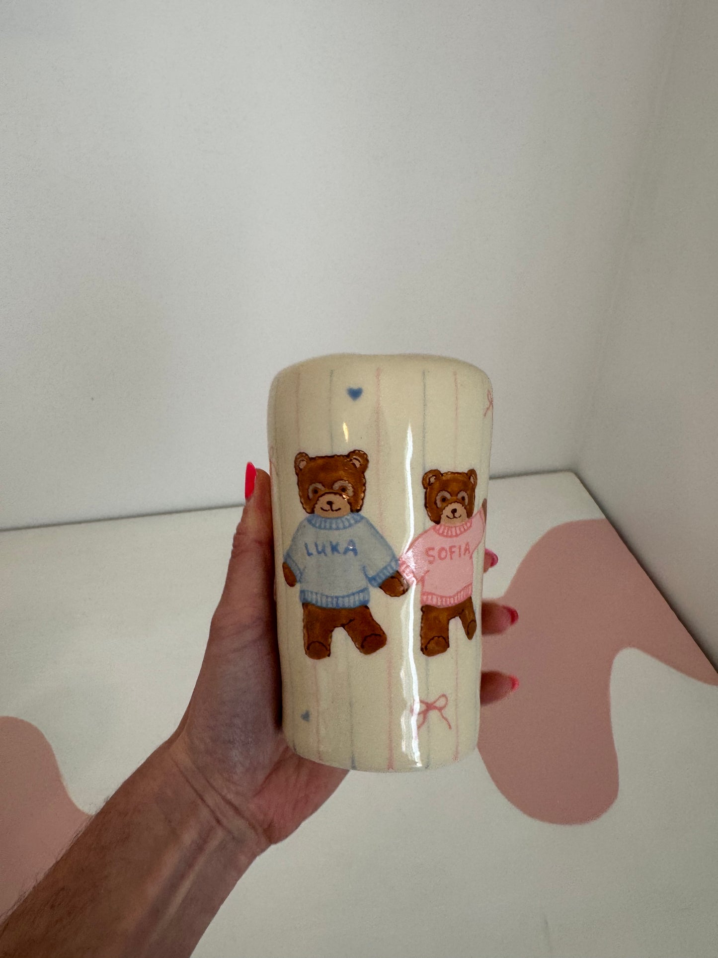 Custom Teddy Bear Cup