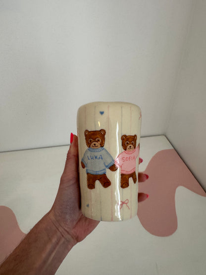 Custom Teddy Bear Cup