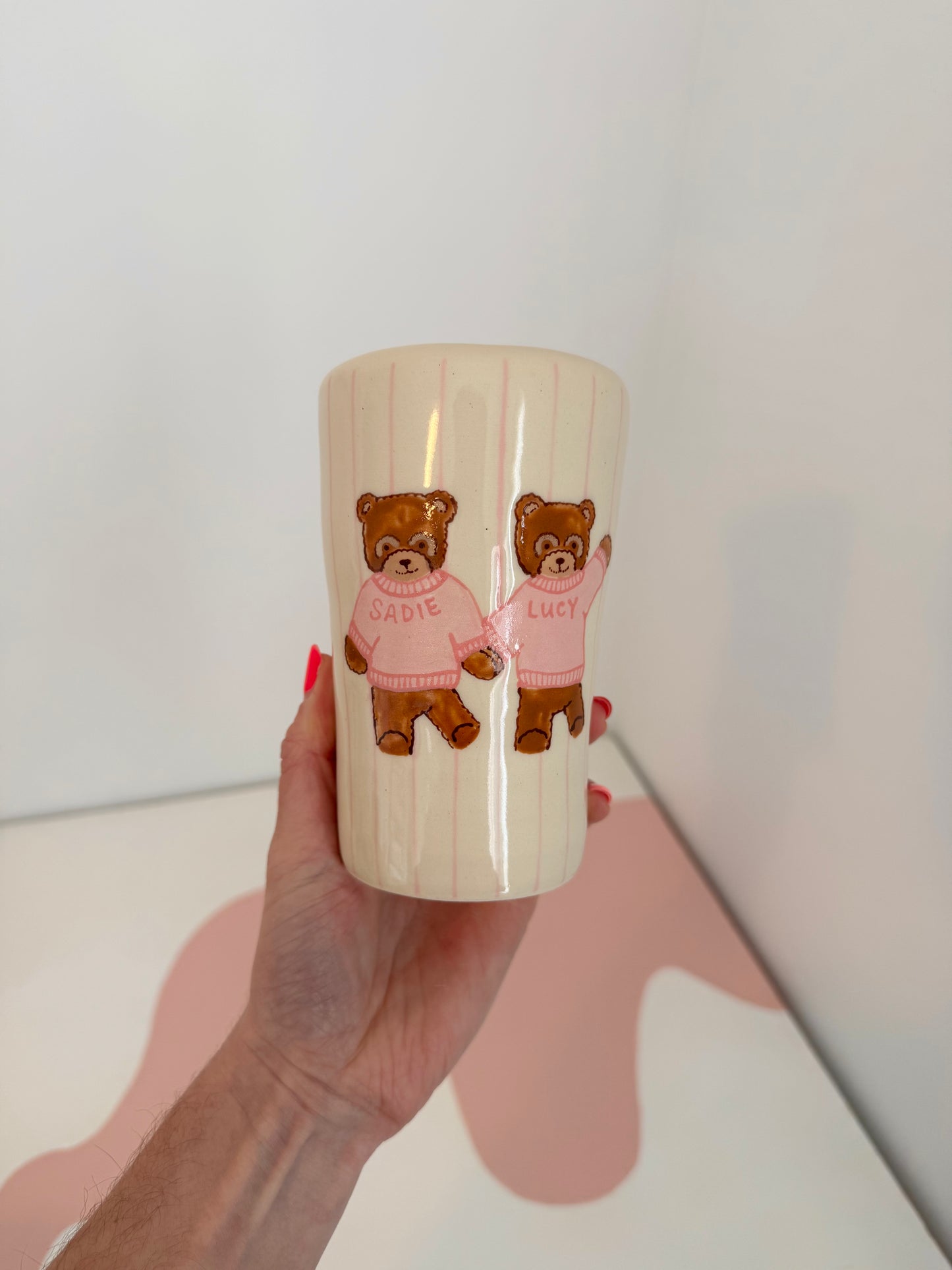 Custom Teddy Bear Cup