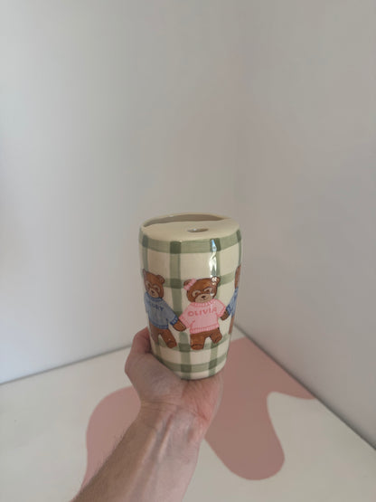 Custom Teddy Bear Cup