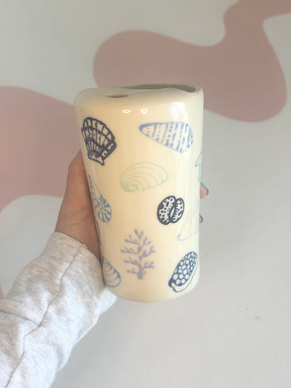 Blue Seashell To-Go Cup