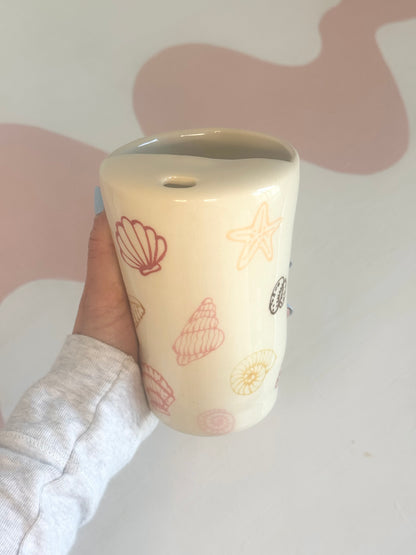 Pink Seashell To-Go Cup