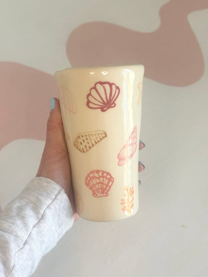 Pink Seashell To-Go Cup