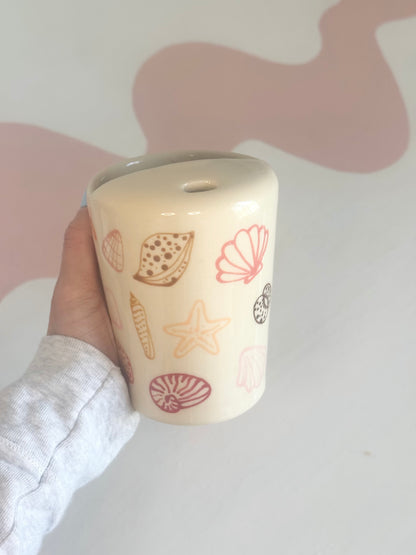 Pink Seashell To-Go Cup