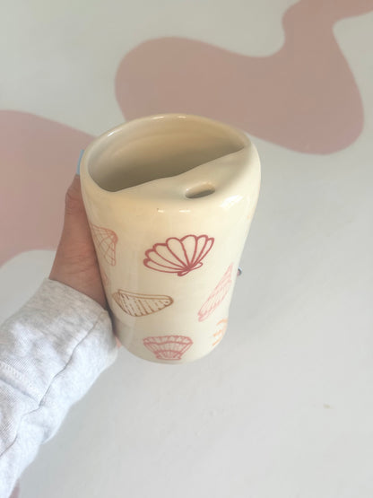 Pink Seashell To-Go Cup
