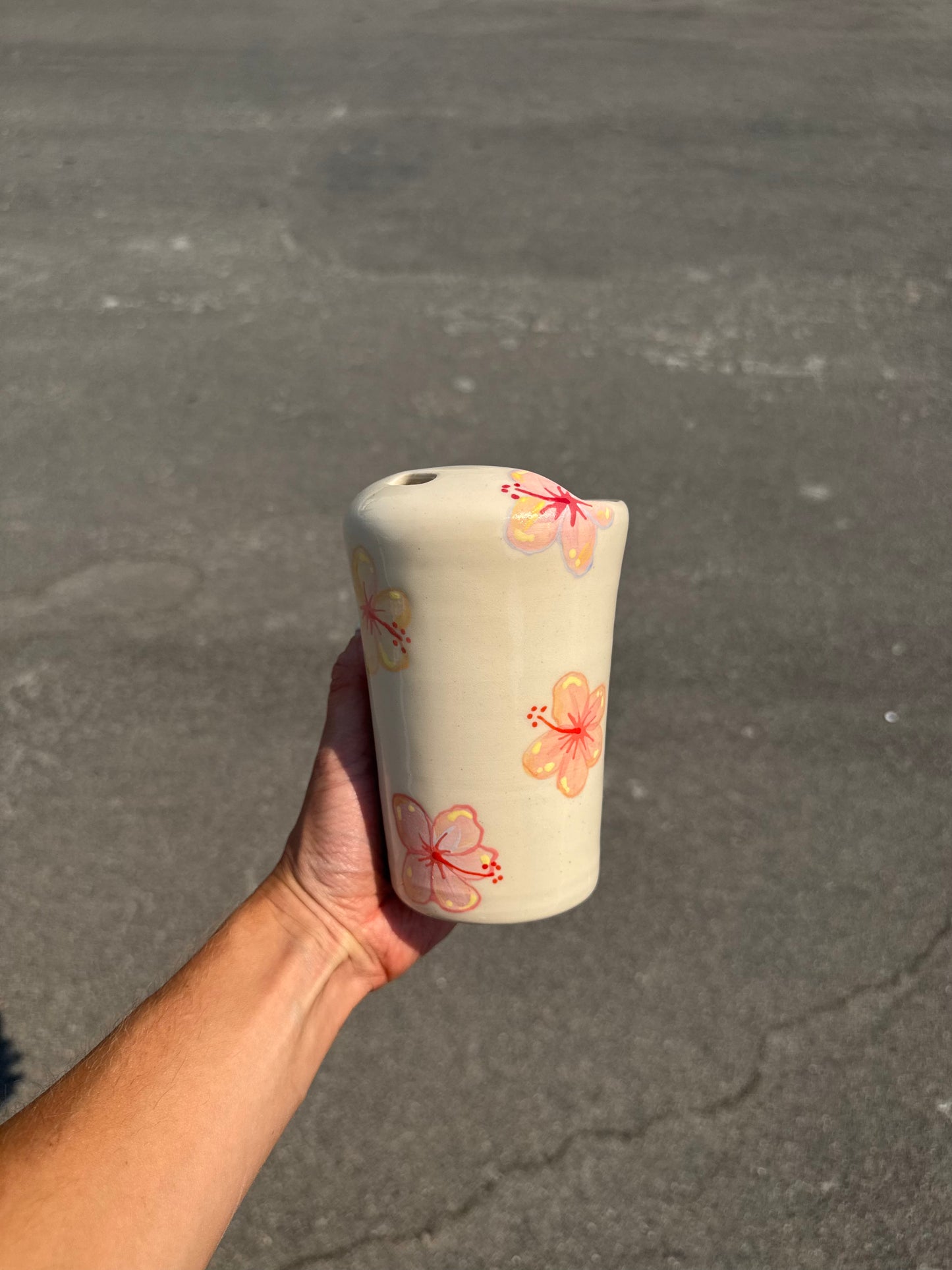 Sunset Hibiscus To-Go Cup