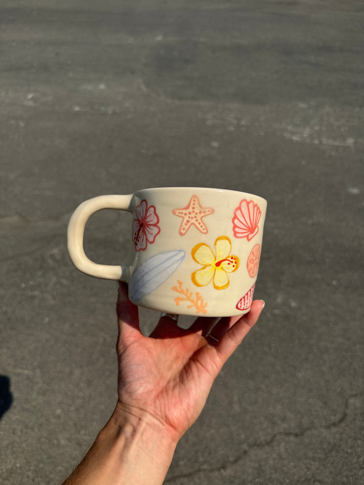Summer Hibsicus Mug