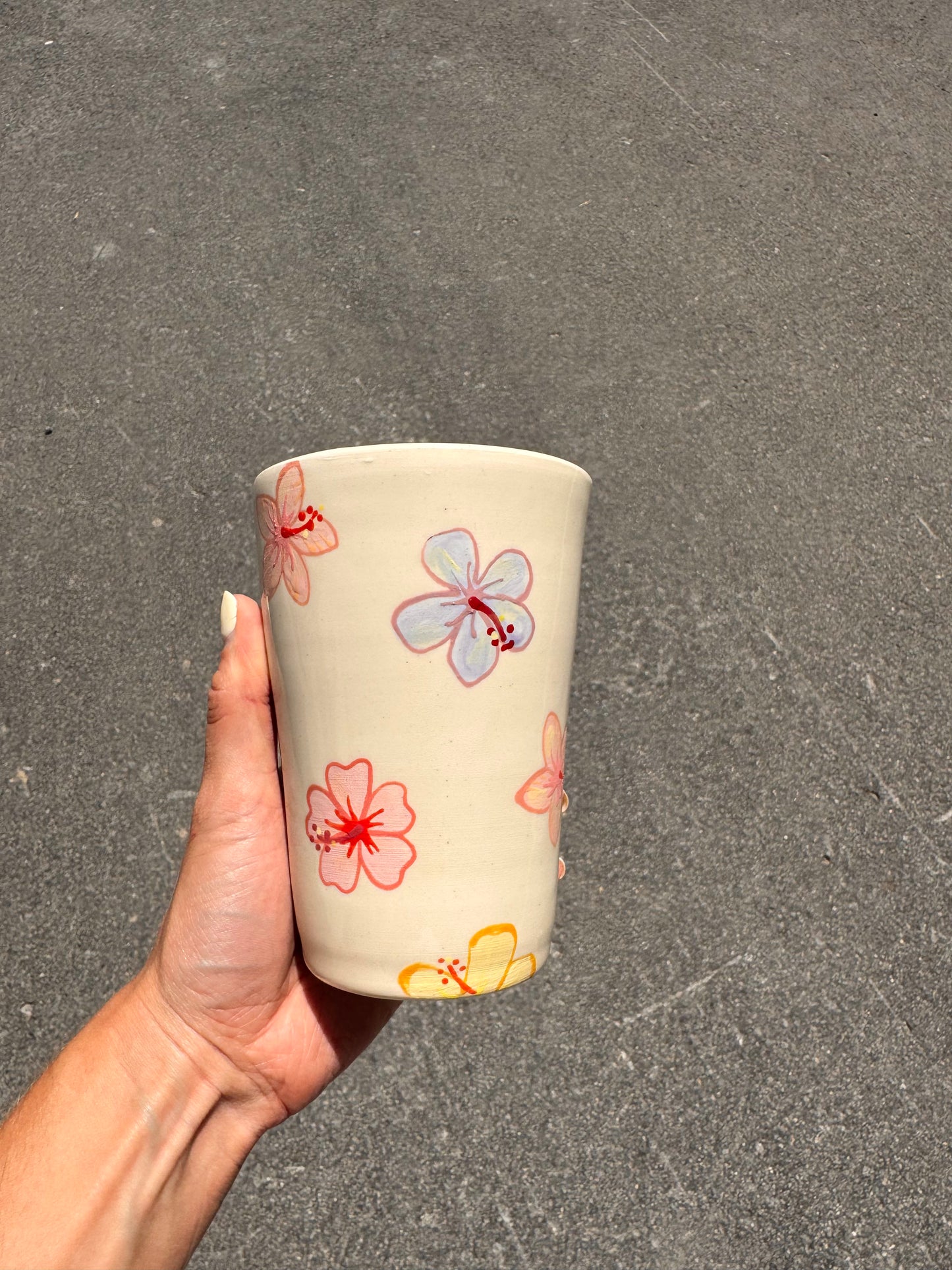 Classic Hibiscus Cup (No lid!)