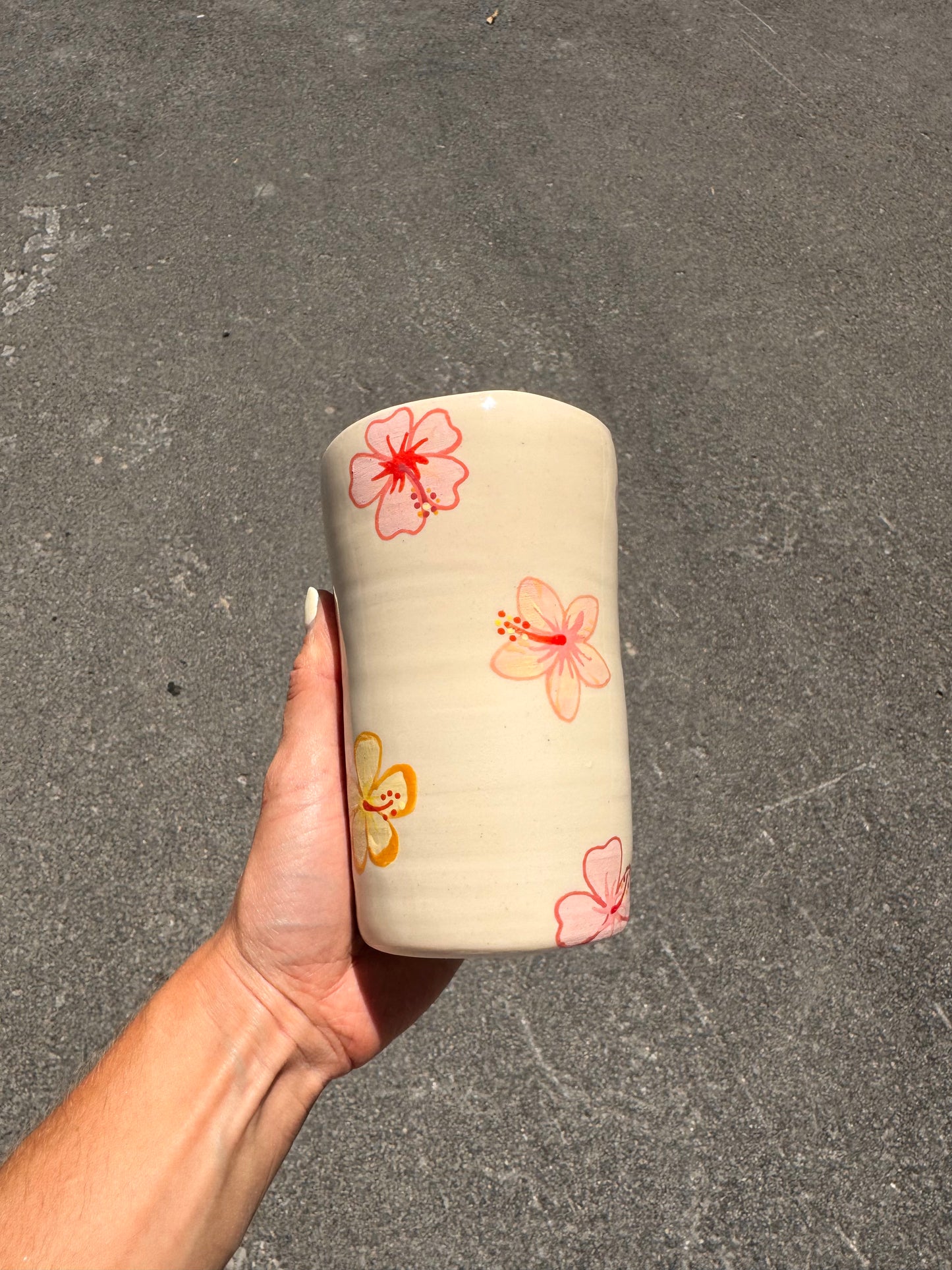 Classic Hibiscus Cup (No lid!)