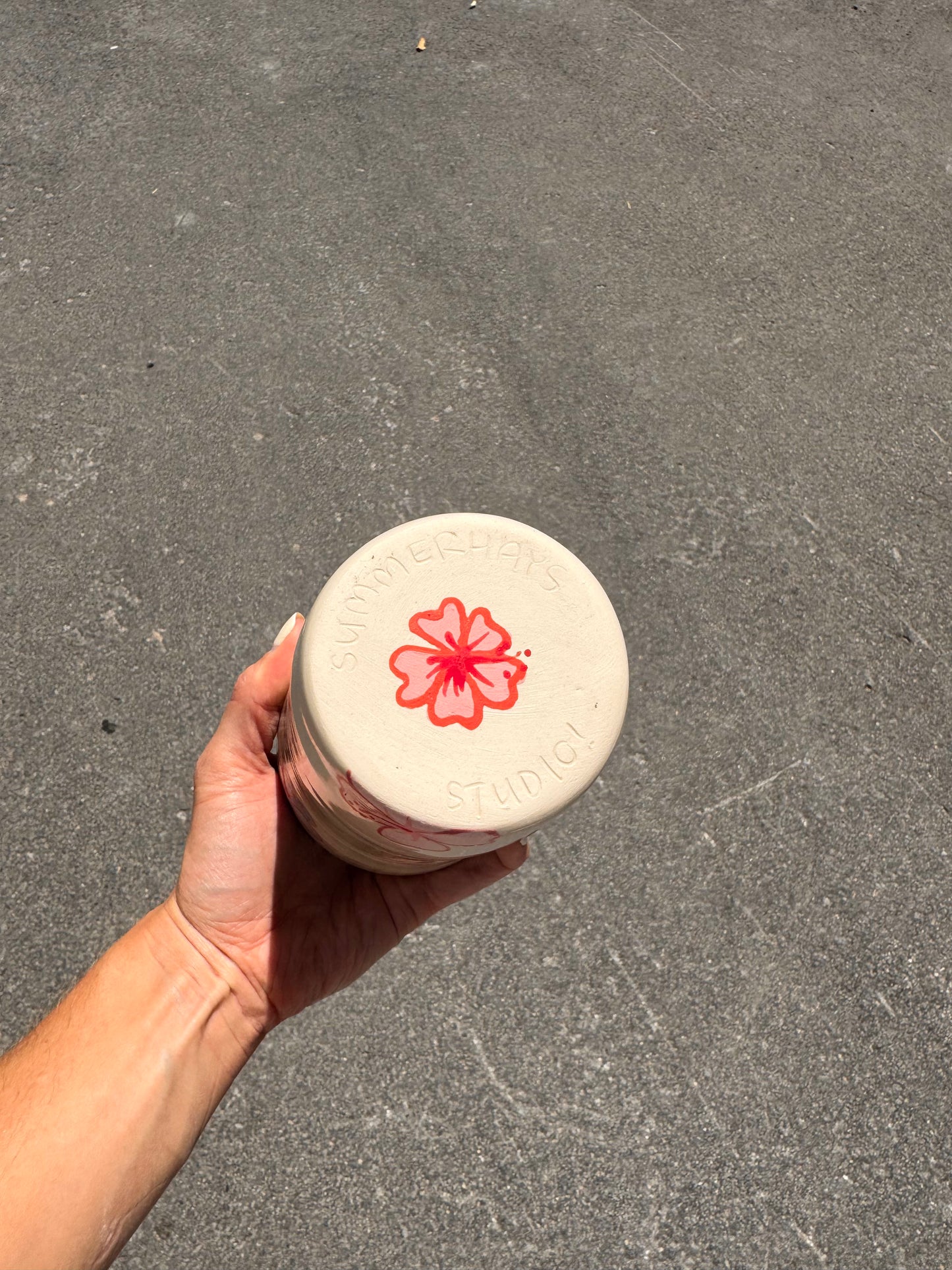 Classic Hibiscus Cup (No lid!)