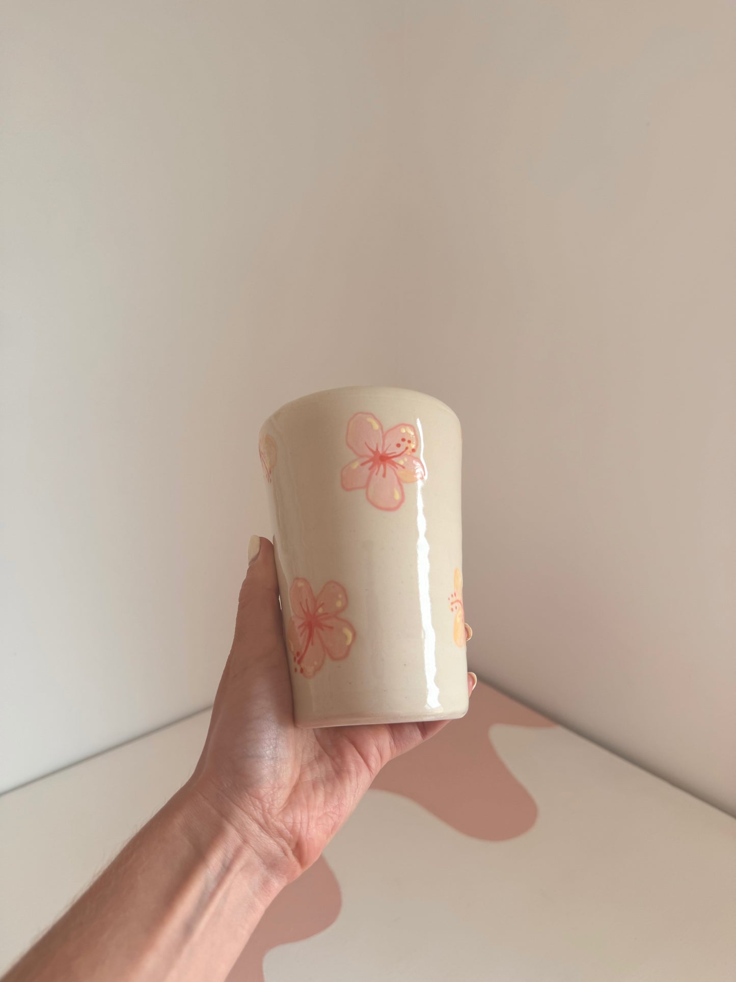 Discounted Sunset Hibiscus To-Go Cup *Please Read Description!!