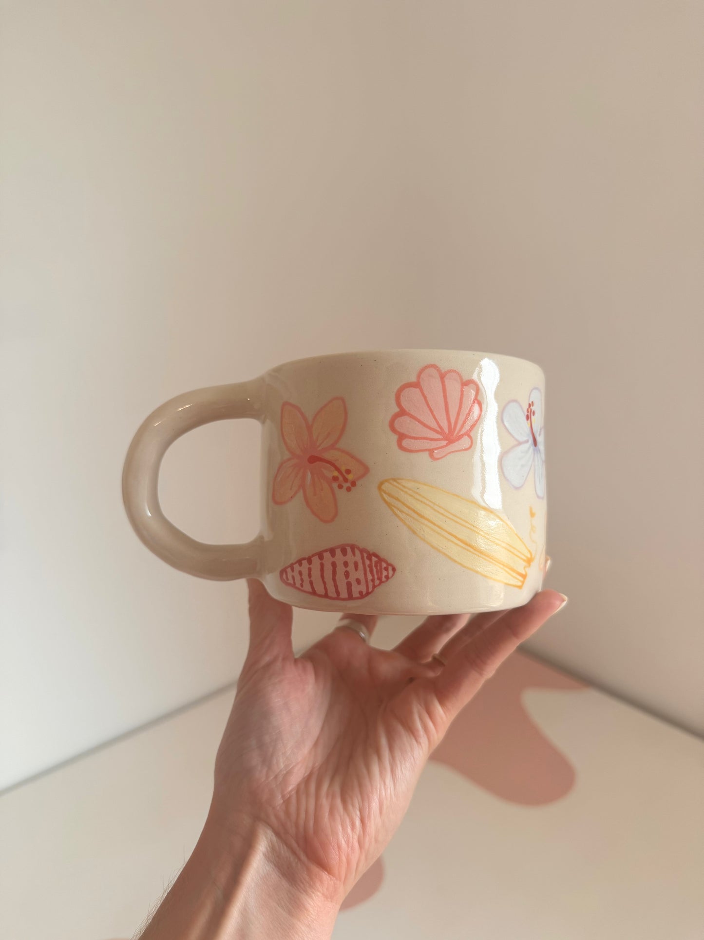 Discounted Summer Hibiscus Mug *Please Read Description!!