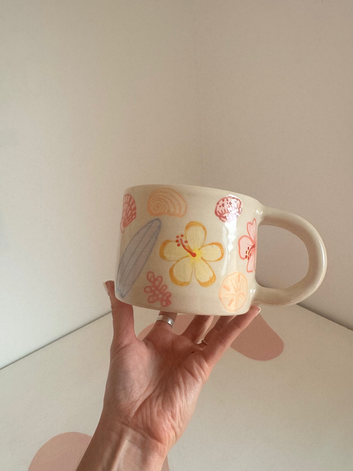 Discounted Summer Hibiscus Mug *Please Read Description!!