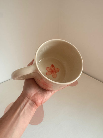 Discounted Summer Hibiscus Mug *Please Read Description!!
