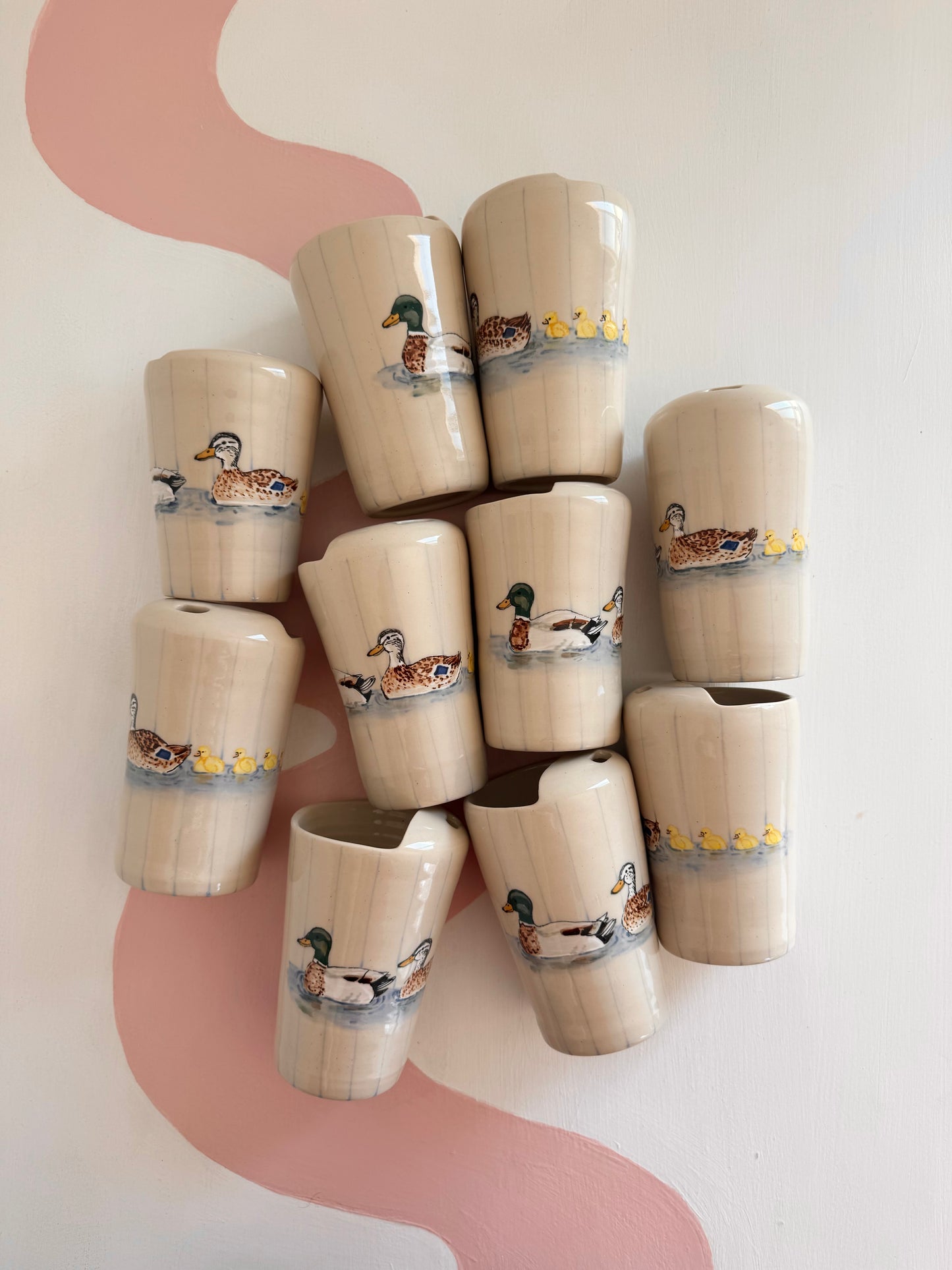 Ducks in a Row To-Go Cup