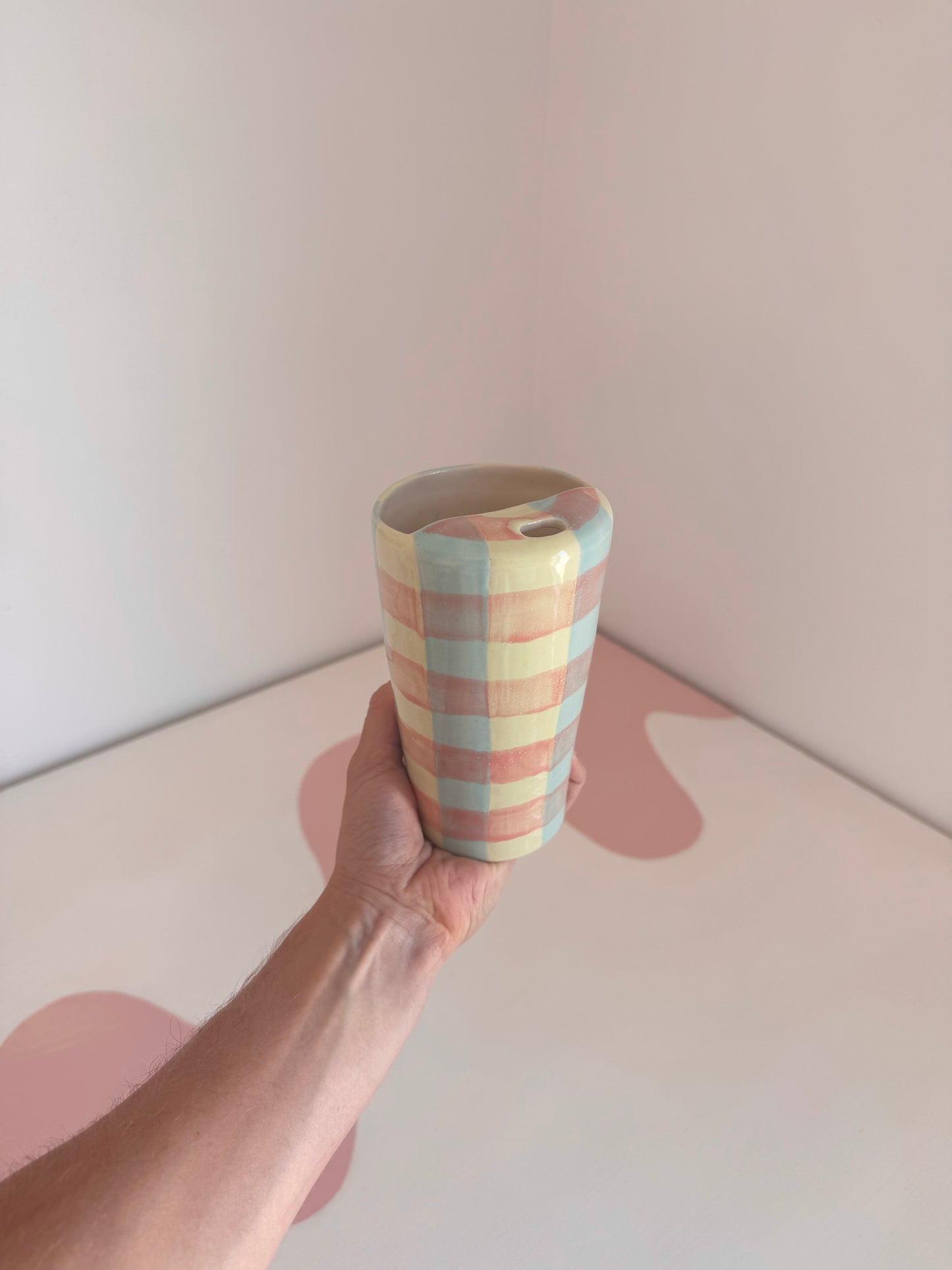 Plaid Cups