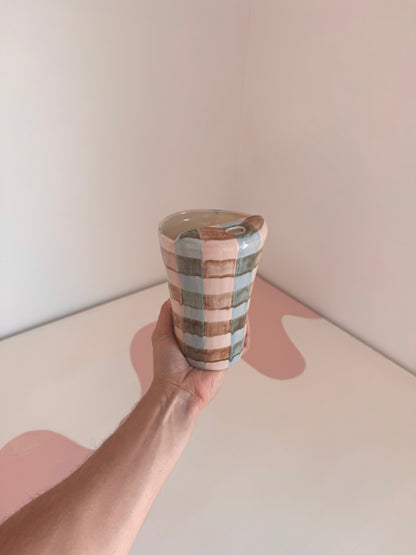Plaid Cups