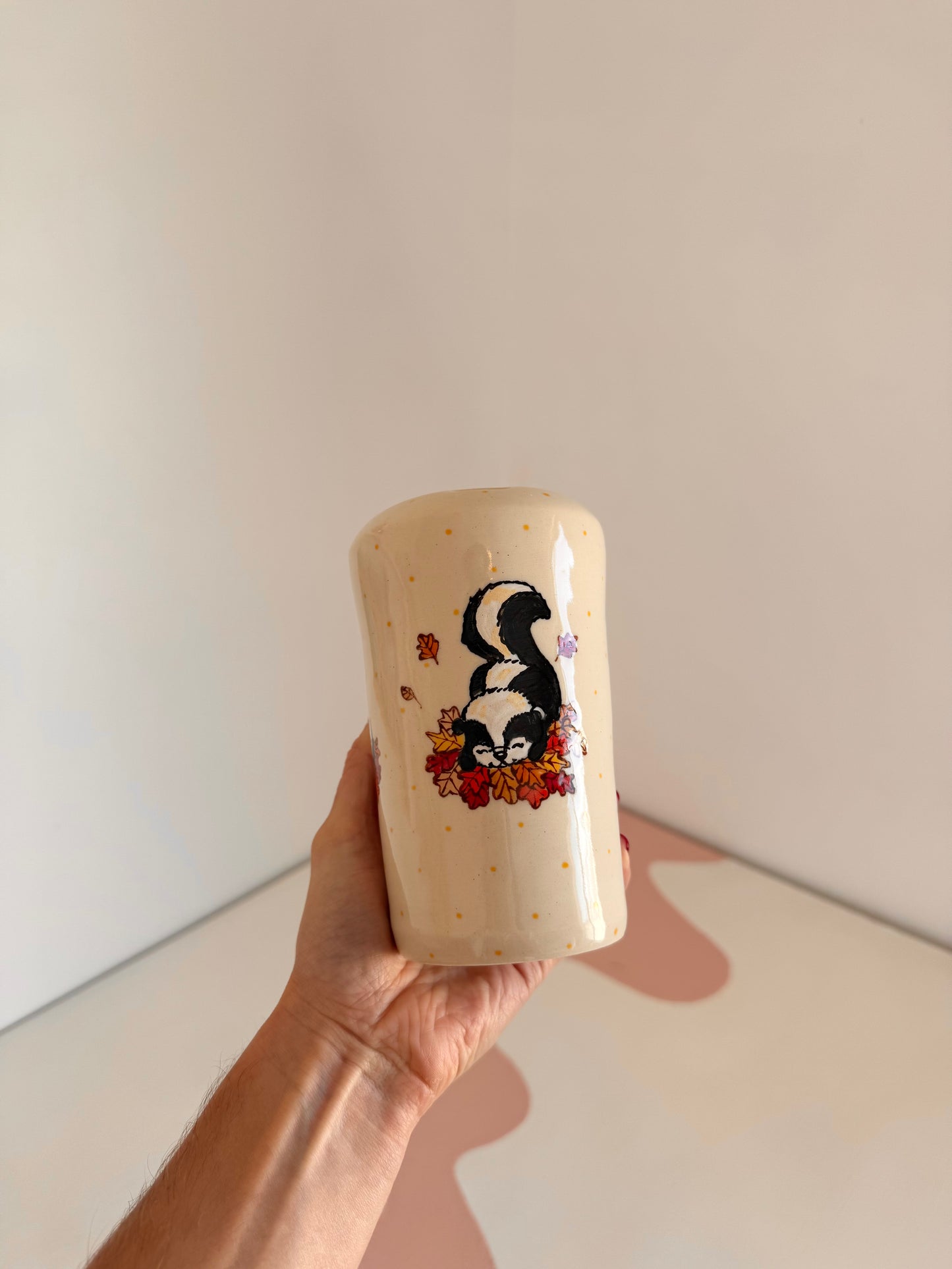 Skunk in the Leaves To-Go Cup