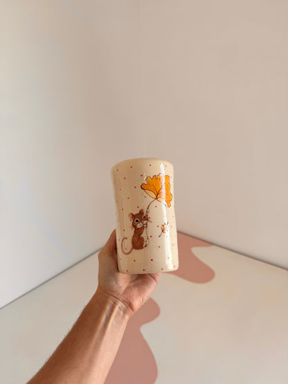 Maple Leaf Mouse To-Go Cup