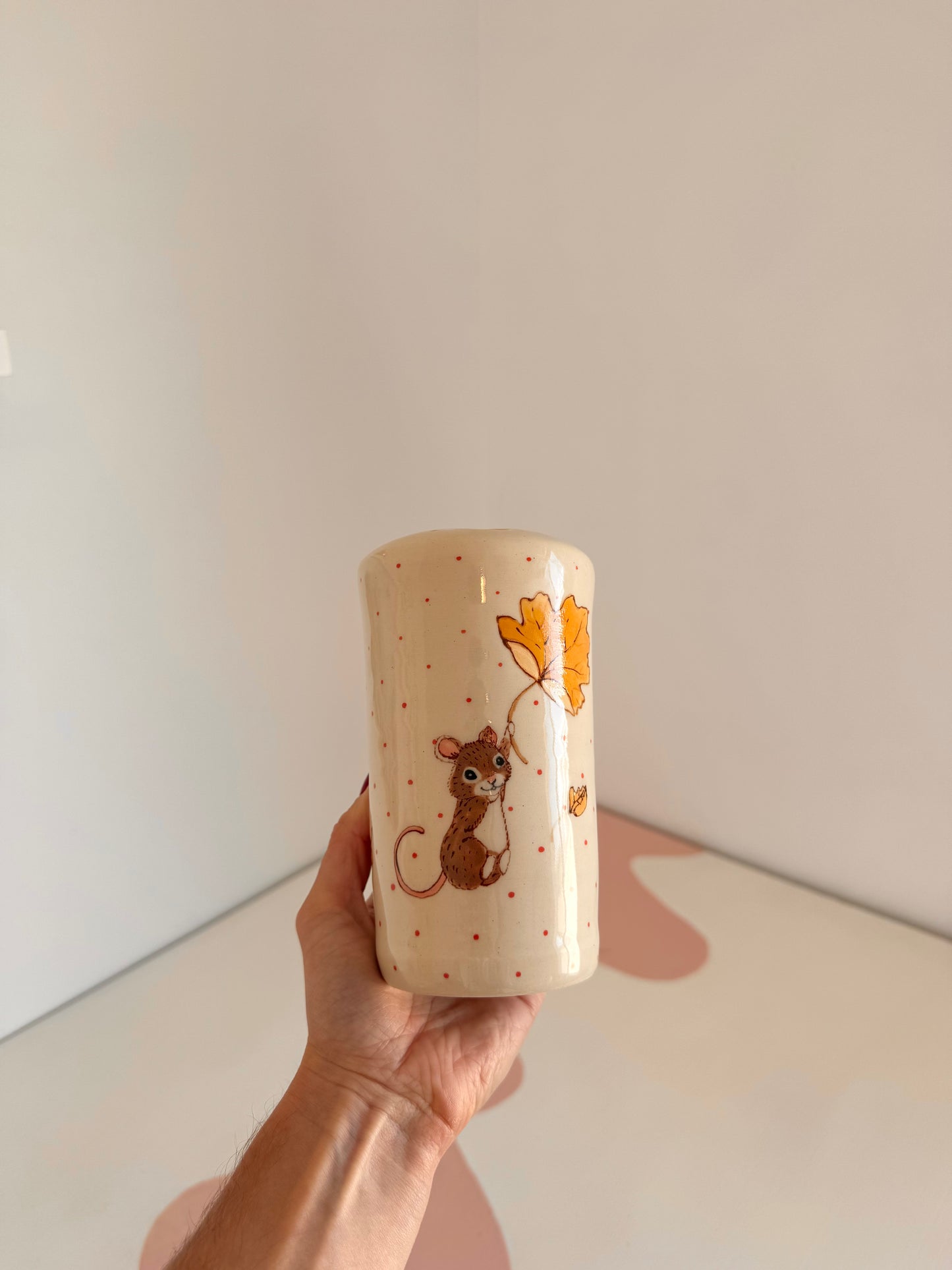 Maple Leaf Mouse To-Go Cup